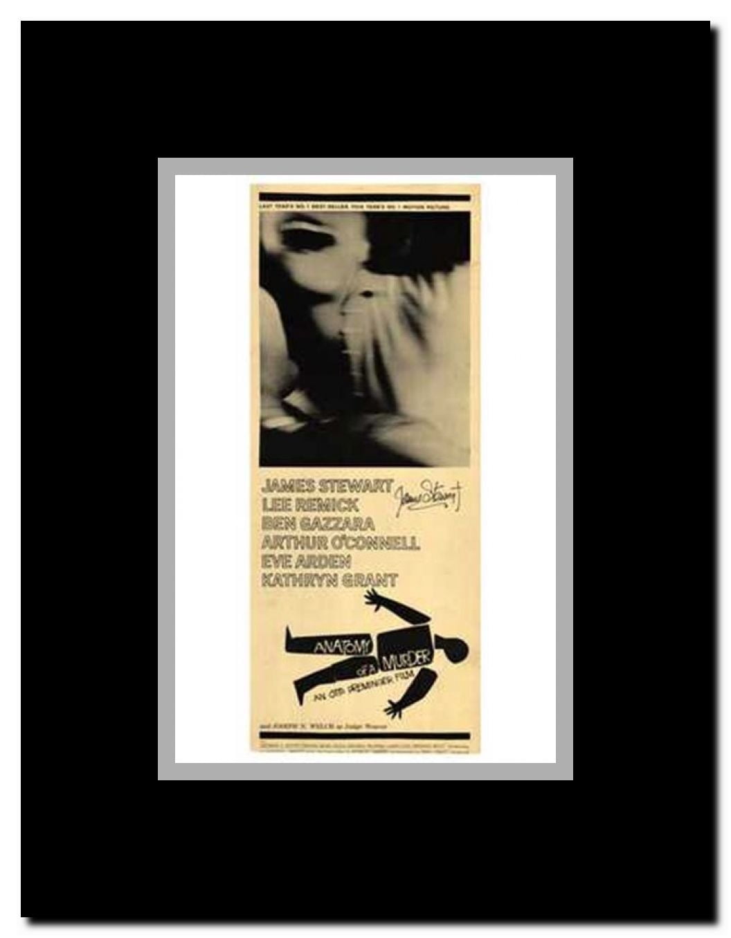Anatomy of a Murder Framed Movie Poster