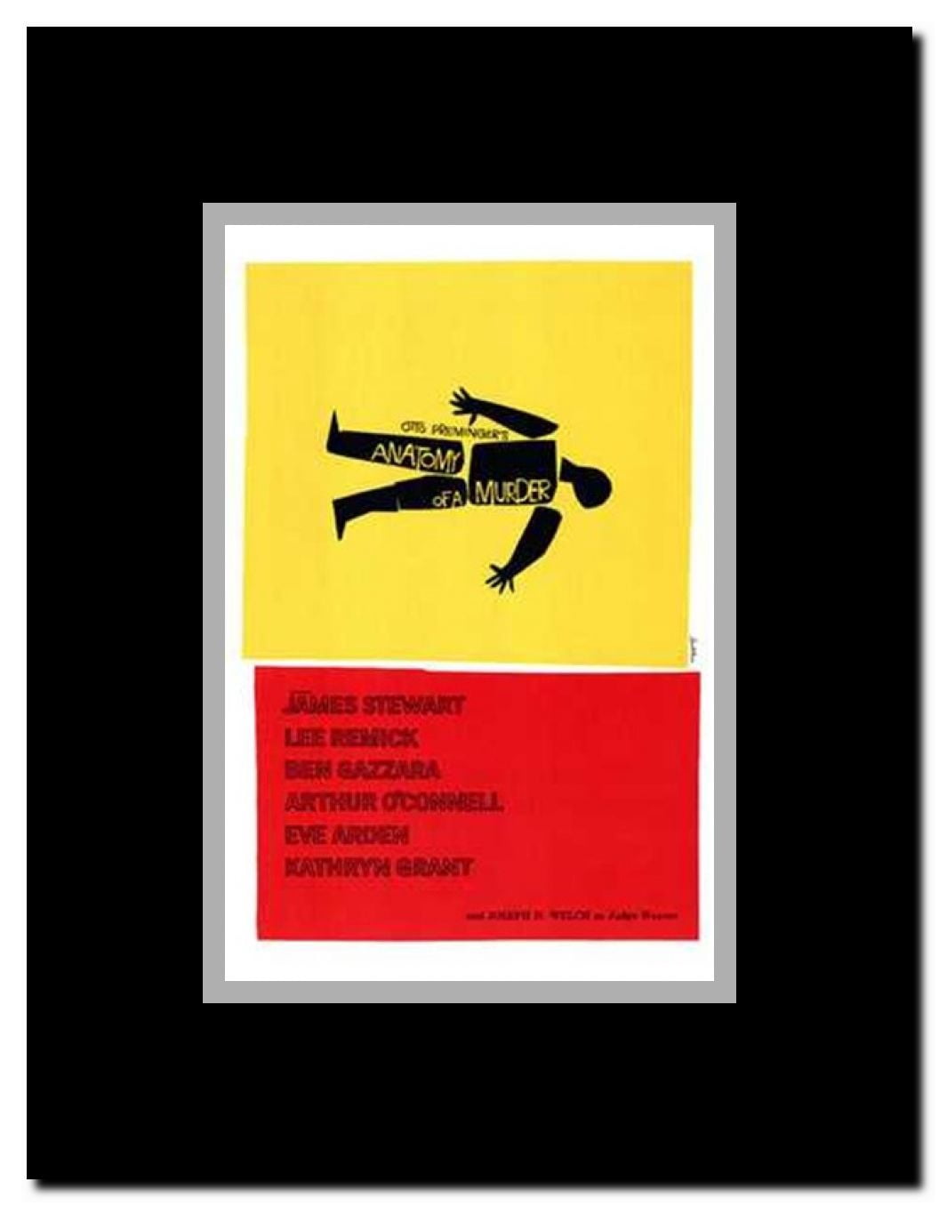 Anatomy of a Murder Framed Movie Poster