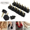 thumbnail image 1 of Anauto 60PCs High Heel Shoe Repair Tips Taps Dowel Replacement, 5 Different Size, 1 of 6