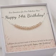 thumbnail image 1 of Anavia 14th Birthday Gifts for Girls, 925 Sterling Silver 14 Beads Necklace for 14th Birthday Girl Gift, Gift for 14 Year Old Daughter/Niece, 1 of 10