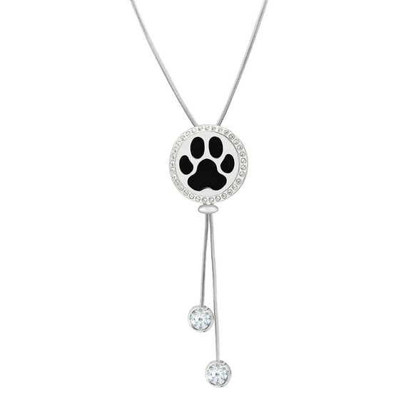 Anavia Anavia Dog Paw Slider Aromatherapy Jewelry Essential Oil Necklace 39.5 inches with Gift Box