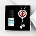 thumbnail image 1 of Anavia Angel Wings Essential Oil Diffuser Crystal Slider Necklace Aromatherapy Gift Set - Tea Tree Oil, 1 of 3