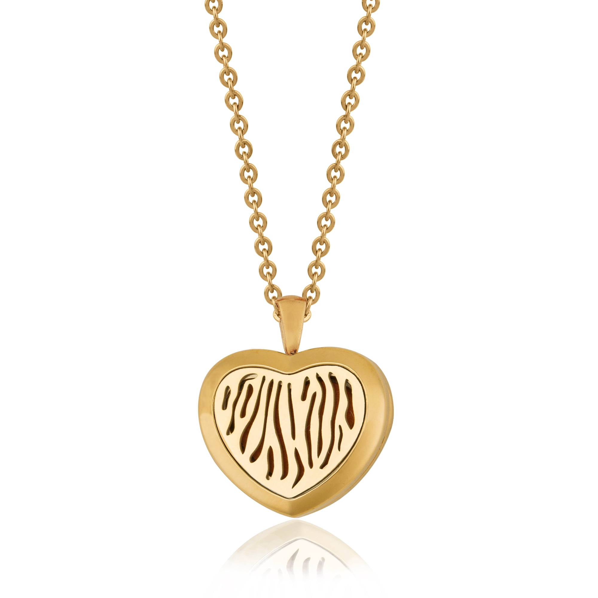 Anavia Aromatherapy Heart Necklace Gift for Her Essential Oil Diffuser