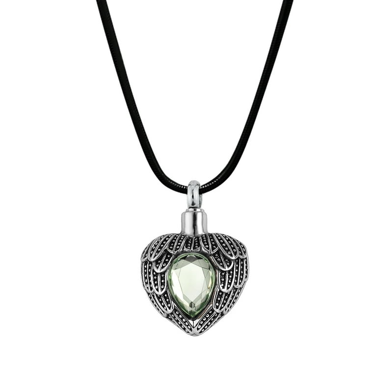Anavia Cremation Necklace Urn Pendant Memorial Jewelry Angel