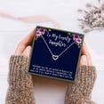 thumbnail image 1 of Anavia Daughter Gift, Daughter Necklace, Jewelry Gift, Gift for Daughter, Birthday Gift, Christmas Gift for Her, Heart Necklace with Wish Card-[Silver], 1 of 4