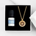 thumbnail image 1 of Anavia Dream Catcher Aromatherapy Oil Diffuser Crystal Necklace Essential Oil Gift Set - Gold Necklace & Lavender Oil, 1 of 4