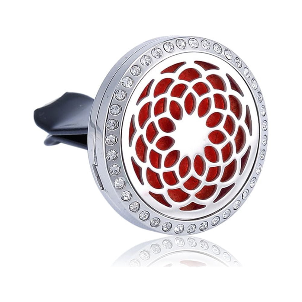 Anavia Dream Catcher Cysrtal Aromatherapy Essential Oil Car Vent Clip with Gift Box