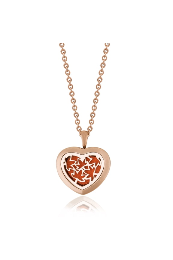 Essential Oil Diffuser Necklace, Aromatherapy Necklace, Scent Necklace, Aromatherapy Oil Lockets, Diffuser Lockets, Aromatherapy Jewelry, Diffuser Jewelry, With Gifts Box-[Rose Gold]