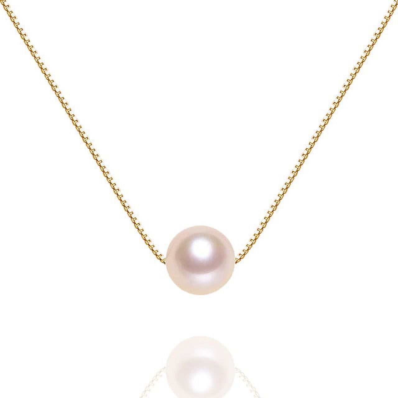 PRY シュウト　 Silver & White Pearl Necklace PRY シュウト Silver & White Pearl Chain