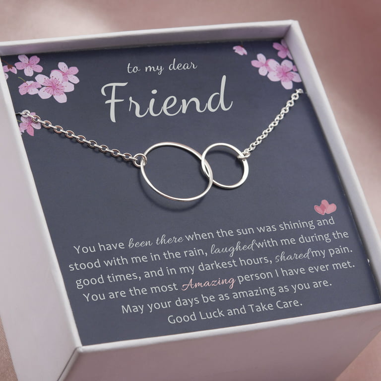 Anavia To My Best Friend Necklace Gift, Best Friend Birthday Gift