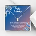 thumbnail image 1 of Anavia Happy Birthday Gifts Stainless Steel Fashion Necklace Birthday Card Jewelry Gift for Her, Birthday Gift for Friend-[Silver Cube,Blue-Orange Gift Card], 1 of 3