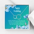 thumbnail image 1 of Anavia Happy Birthday Gifts Stainless Steel Fashion Necklace Birthday Card Jewelry Gift for Her, Birthday Gift for Friend-[Silver Infinity Double Ring, Bright Blue Gift Card], 1 of 4