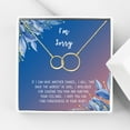 thumbnail image 1 of Anavia I'm Sorry, Apology Gift Card Necklace, Apology Gifts for Her, Sorry Quote Apology Gifts for Wife, Forgiveness Gift for Girlfriend-[Gold Infinity Double Ring, Blue-Orange Gift Card], 1 of 3