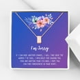 thumbnail image 1 of Anavia I'm Sorry, Apology Gift Card Necklace, Apology Gifts for Her, Sorry Quote Apology Gifts for Wife, Forgiveness Gift for Girlfriend-[Rose Gold Cube, Blue-Purple Gift Card], 1 of 3