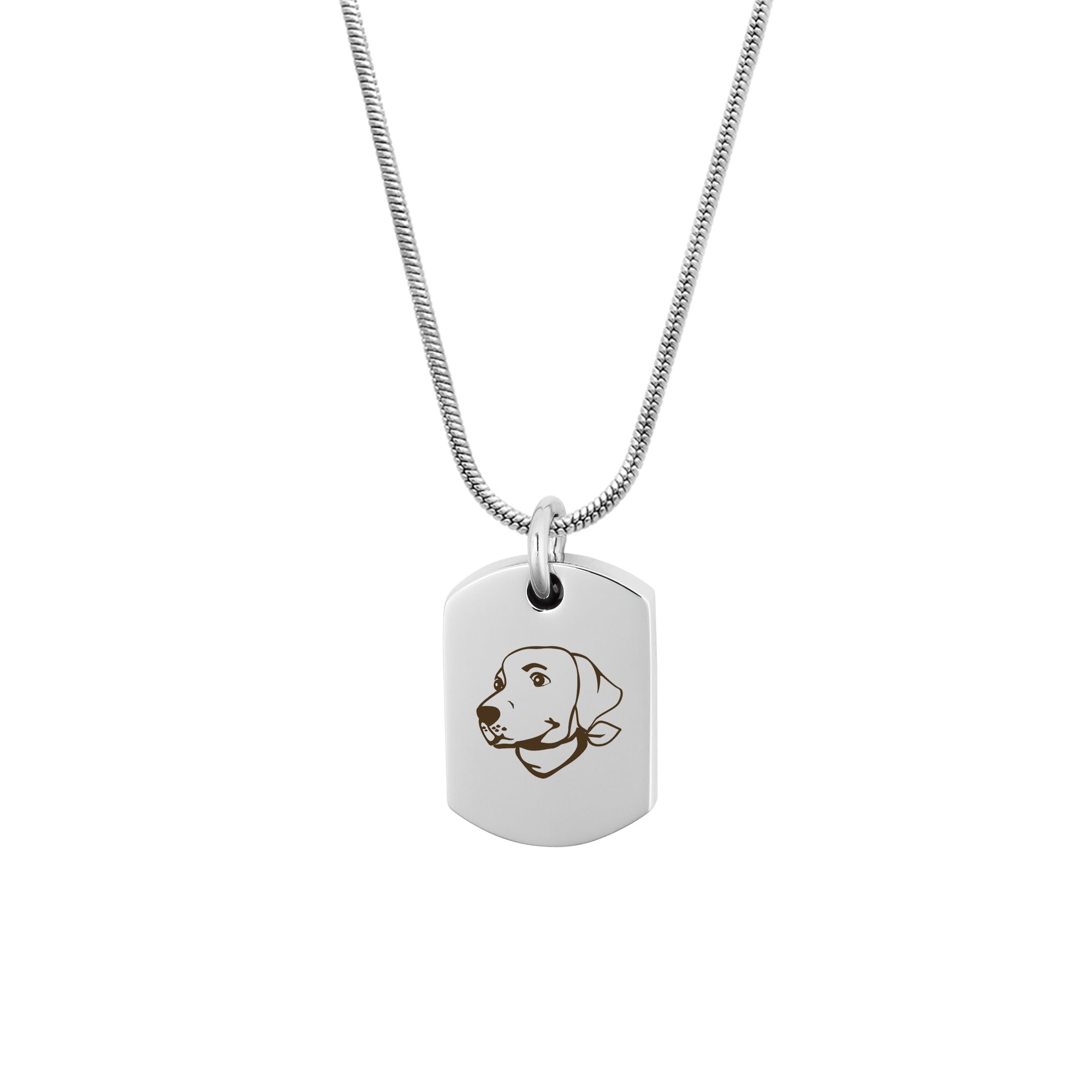 Dog tag ashes necklace online