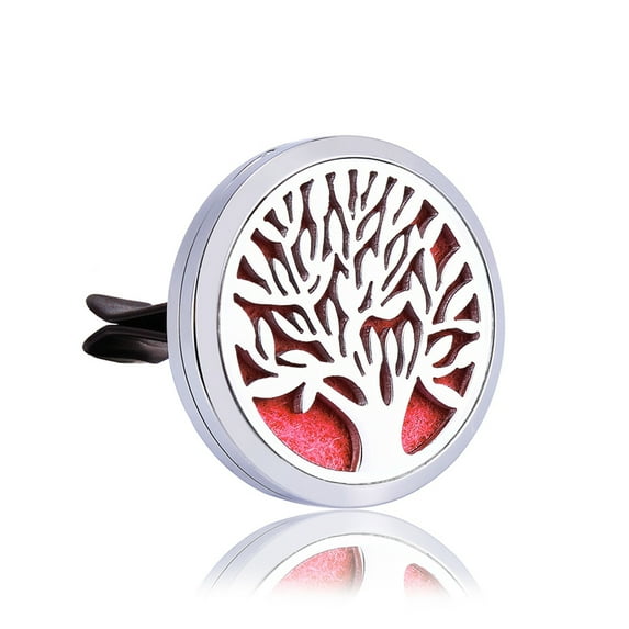 Anavia Large Tree of Life Aromatherapy Essential Oil Car Vent Clip with Gift Box