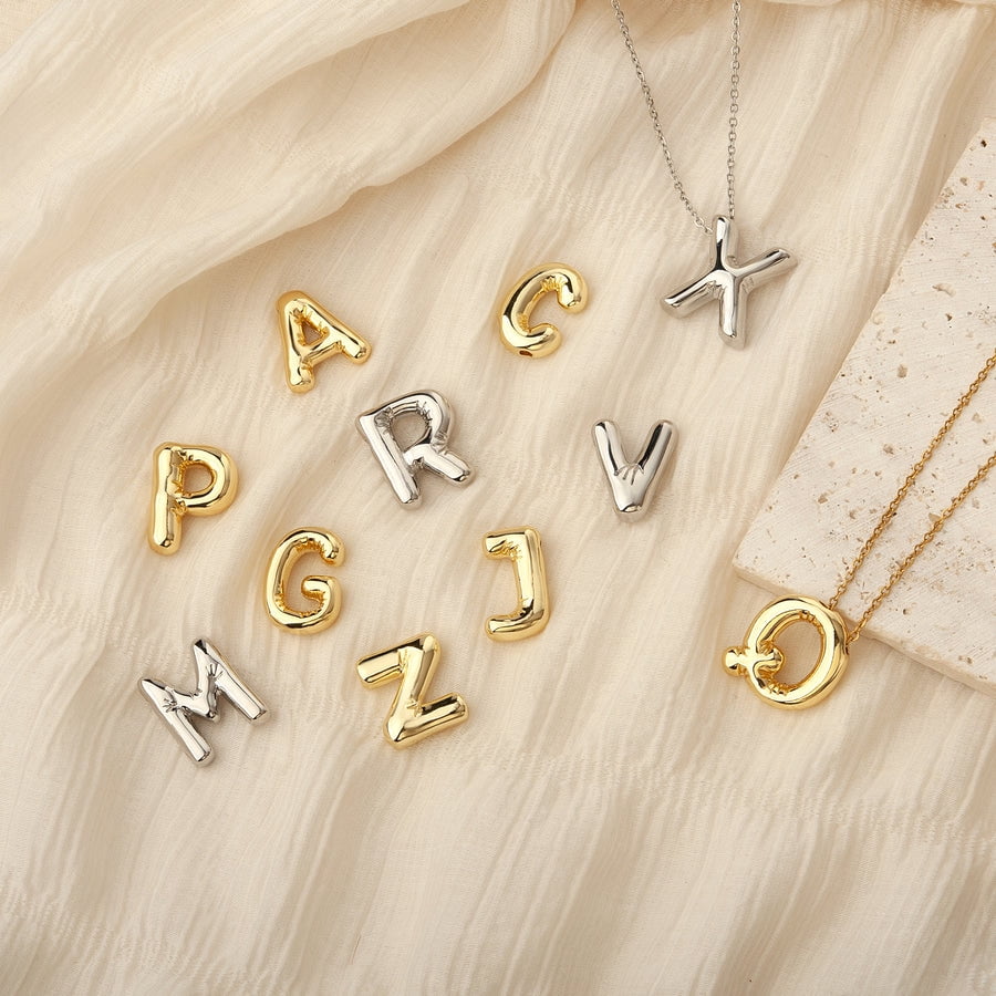 Anavia Letter D Dainty Initial Necklaces for Women Girls Balloon Letter Jewelry for Mom Birthday Gift Best Friend Gift