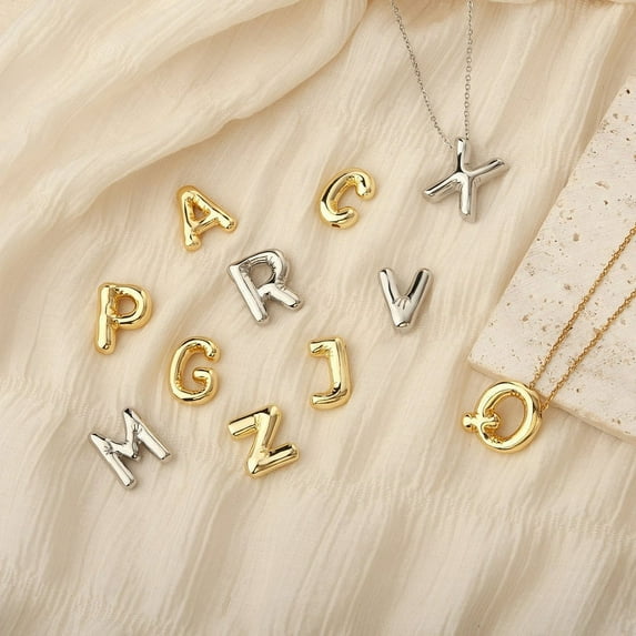 Anavia Letter V Dainty Initial Necklaces for Women Girls Balloon Letter Jewelry for Mom Birthday Gift Best Friend Gift