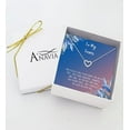 thumbnail image 1 of Anavia To My Lover Necklace Gift, Lover Birthday Gift, Mother's Day Gift, Proposal Gift, Card Gift for Girlfriend-[Silver Mini Crystal Heart, Blue-Orange Gift Card], 1 of 10