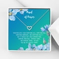 thumbnail image 1 of Anavia Maid of Honor Necklace Gift, Maid of Honor Sister Gift, Maid Of Honor Card for Girls, Wedding Gifts Jewelry Necklace-[Silver Mini Crystal Heart, Bright Blue Gift Card], 1 of 3