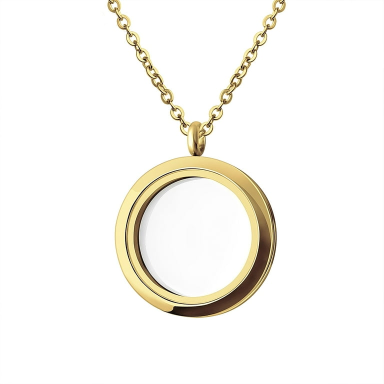 Glass locket deals charms