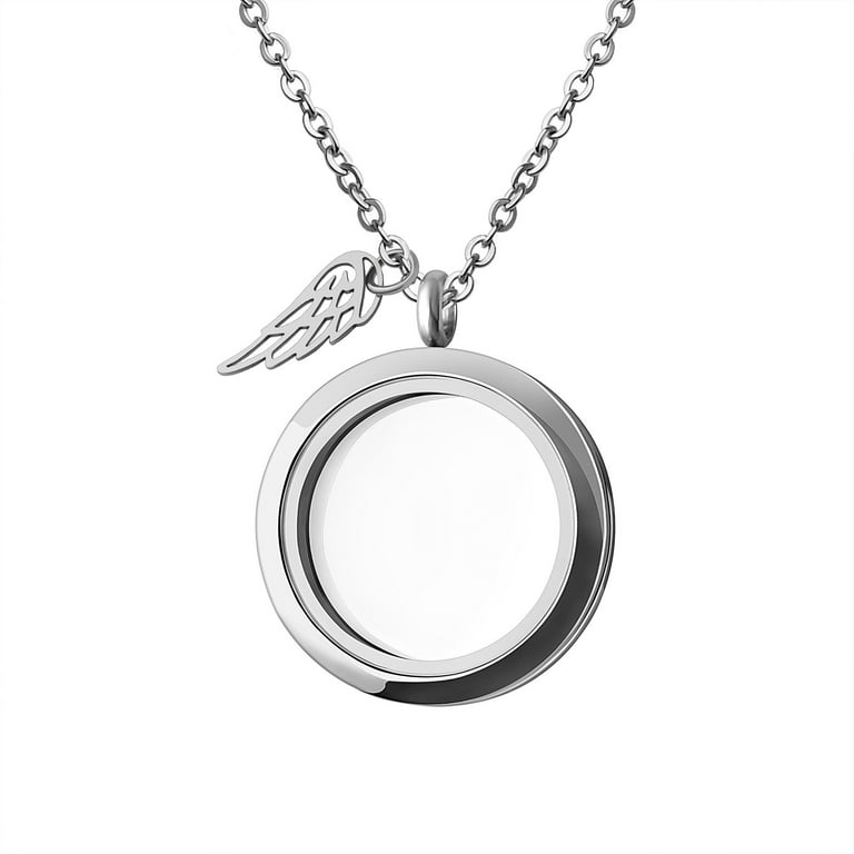 In memory locket sale necklace