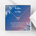 thumbnail image 1 of Anavia Mother in Law Gift, Mother of the Groom Gift, Jewelry and Card Birthdy Gift for Mother in Law, Mother's Day Gift, Necklace and Card Gift [Rose Gold Heart,Blue-Orange Gradient], 1 of 5