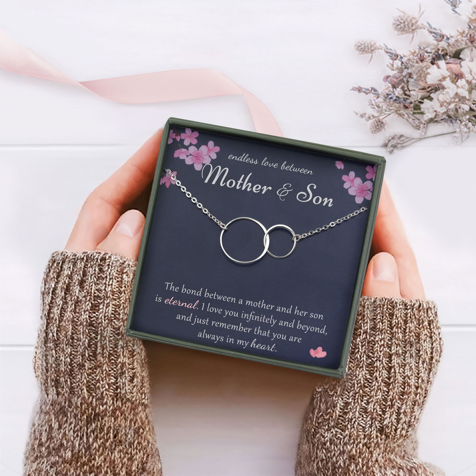 Mother & Son Necklace - Linked for a Lifetime - 9kt Gold & Silver – Honey  Willow - handmade jewellery