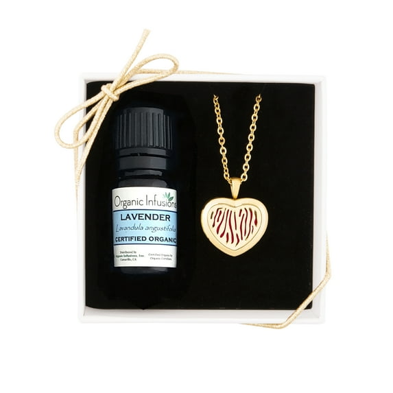 Anavia Mother's Day Gift for Mom, Essential Oil Necklace, Aromatherapy Jewelry, Diffuser Necklace - Anxiety Relief - Wife Birthday Gift, Gift for Girlfriend, Friend Gift, Gifts for Her - Lavender Oil
