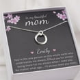 thumbnail image 1 of Anavia Mother's Day Gifts for Mom, to my beautiful Mom Card Gift 925 Sterling Silver Necklace, Birthday Gift for Mom -[Custom Card], 1 of 11