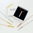 thumbnail image 1 of Anavia Motivational 4-Sides Bar Necklace Stainless Stee Mother's Day Gift for Mom Inspirational Jewelry Gift for Mom 18"Cable Chain with Gift Box [Rose Gold - Choose Joy], 1 of 6