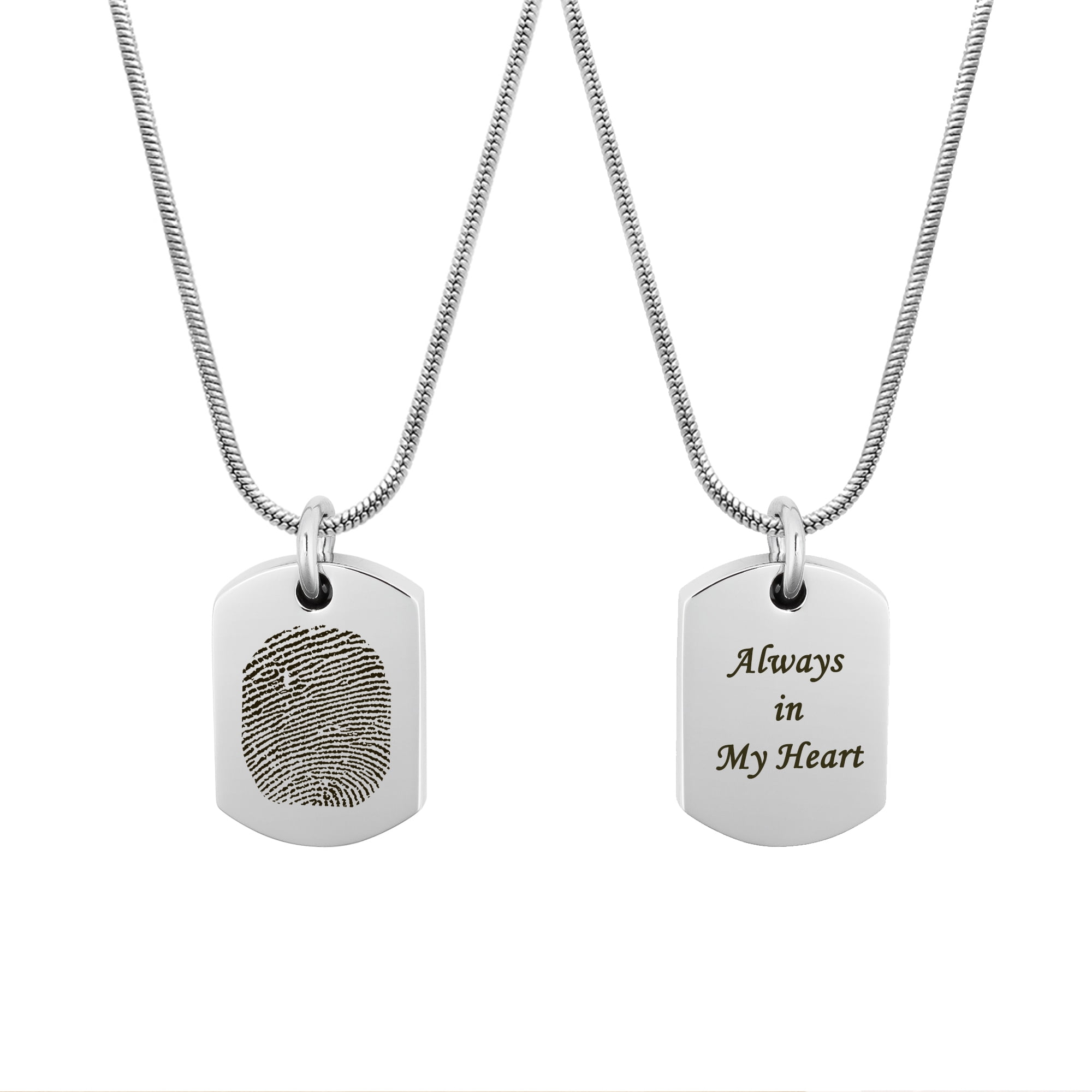 Dog tag hotsell human necklace