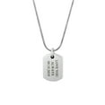 thumbnail image 1 of Anavia Personalized Classic Cremation Dog Tag Necklace Vertical Free Engraving Urn Ashes Holder Waterproof Container with Free Funnel Kit Velvet Jewelry Box and Ships Next Day!, 1 of 7