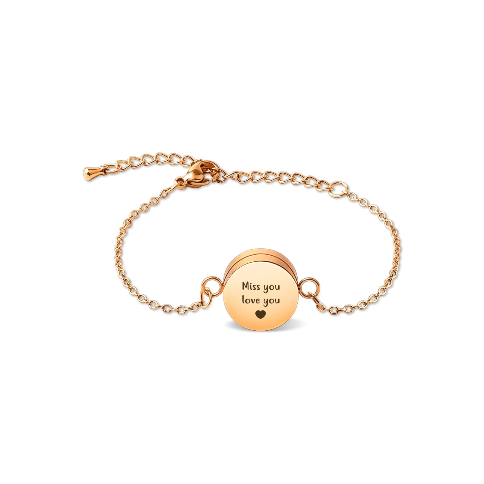 Anavia Personalized Pet Memorial Jewelry, Custom Text Pet/Dog Urn Bracelet for Ashes, Gift for Loss of Pet, Custom Name Memorial Bracelet For Pet Keepsake Cremation Jewelry