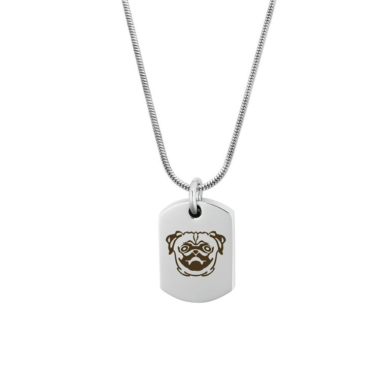Dog tag store memorial necklace