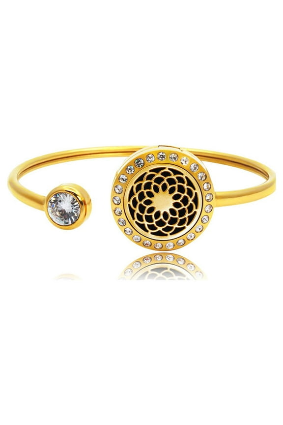 Rhinestone Aromatherapy Jewelry, Diffuser Jewelry, Essential Oil Bracelets, Aromatherapy Bracelet, Diffuser Bracelet, Aromatherapy Oil Lockets, Diffuser Lockets, With Gifts Box -[Dream Catcher]