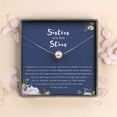 thumbnail image 1 of Anavia Sisters Necklace Pearl Jewelry, Sisters are like Stars Birthday Gift Necklace, Big Sister Gift-[Pink Pearl + Gold Chain], 1 of 8