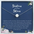 thumbnail image 1 of Anavia Sisters Necklace Pearl Jewelry, Sisters are like Stars Birthday Gift Necklace, Big Sister Gift-[White Pearl + Silver Chain], 1 of 8