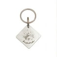 thumbnail image 1 of Anavia Stainless Steel Double Sided Diamond Name - Large Picture Engraved Dog & Cat ID Tag, Silver, L, 1 of 4
