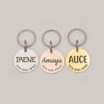 thumbnail image 1 of Anavia Stainless Steel Double Sided Round Name and Phone Number Engraved Dog & Cat ID Tag, Multi-color, L, 1 of 11