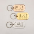 thumbnail image 1 of Anavia Stainless Steel Oval Name and Phone Number Engraved Dog ID Tag, Gold, L, 1 of 12