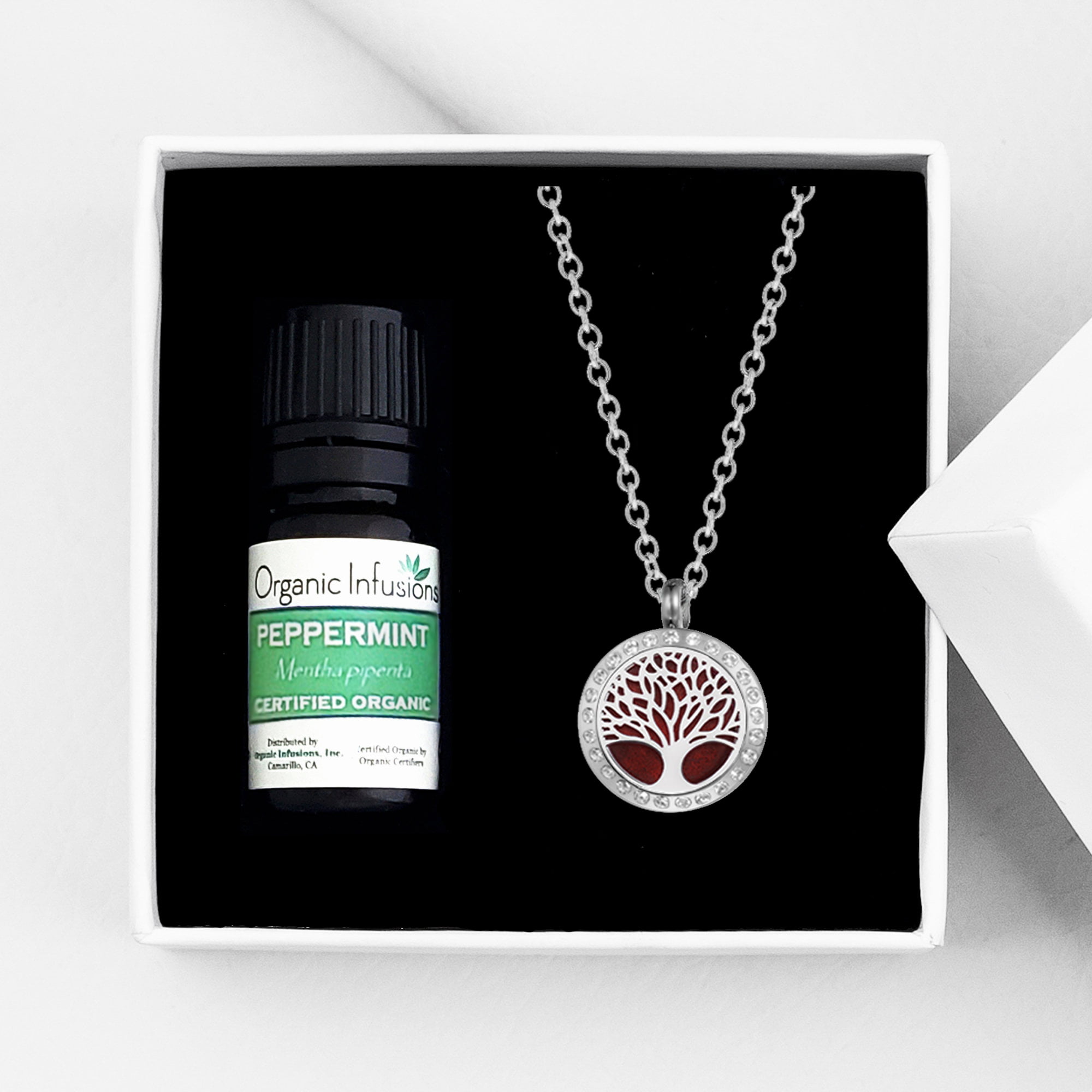 Wild Essentials Happy Frog Essential Oil Diffuser Necklace Gift Set  Includes Aromatherapy Pendant, 24