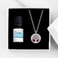 thumbnail image 1 of Anavia Tree of Life Aromatherapy Oil Diffuser Crystal Necklace Essential Oil Gift Set - Silver Necklace & Tea Tree Oil, 1 of 3