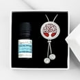 thumbnail image 1 of Anavia Tree of Life Essential Oil Diffuser Crystal Slider Necklace Aromatherapy Gift Set - Eucalyptus Oil, 1 of 6