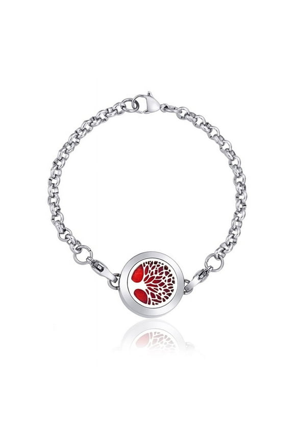 Tree of Life Mini Chain Aromatherapy Jewelry Essential Oil Bracelet with Gift Box
