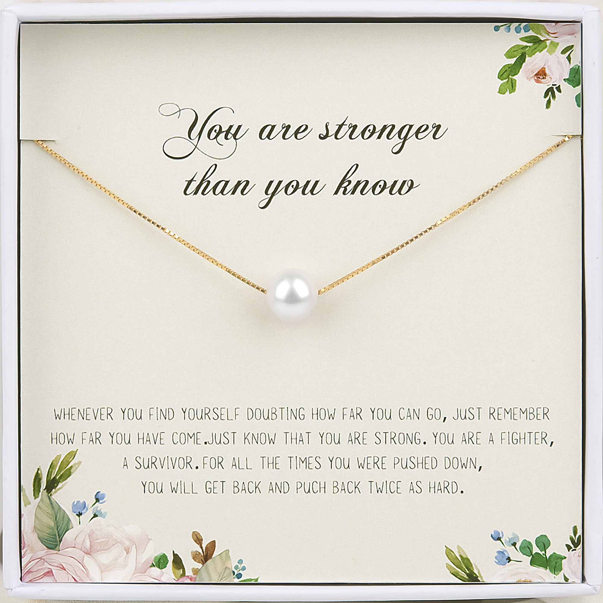 Anavia You are Stronger Inspirational Gift Necklace for BFF Recovery gifts Encouragement Gift for Soul Sister White Pearl Gold Chain 1f8ccdcf 18d3 4b49 8c9c 574a4d5e58b9.67921f2f2bb404cbdcff5ce2045c54c4
