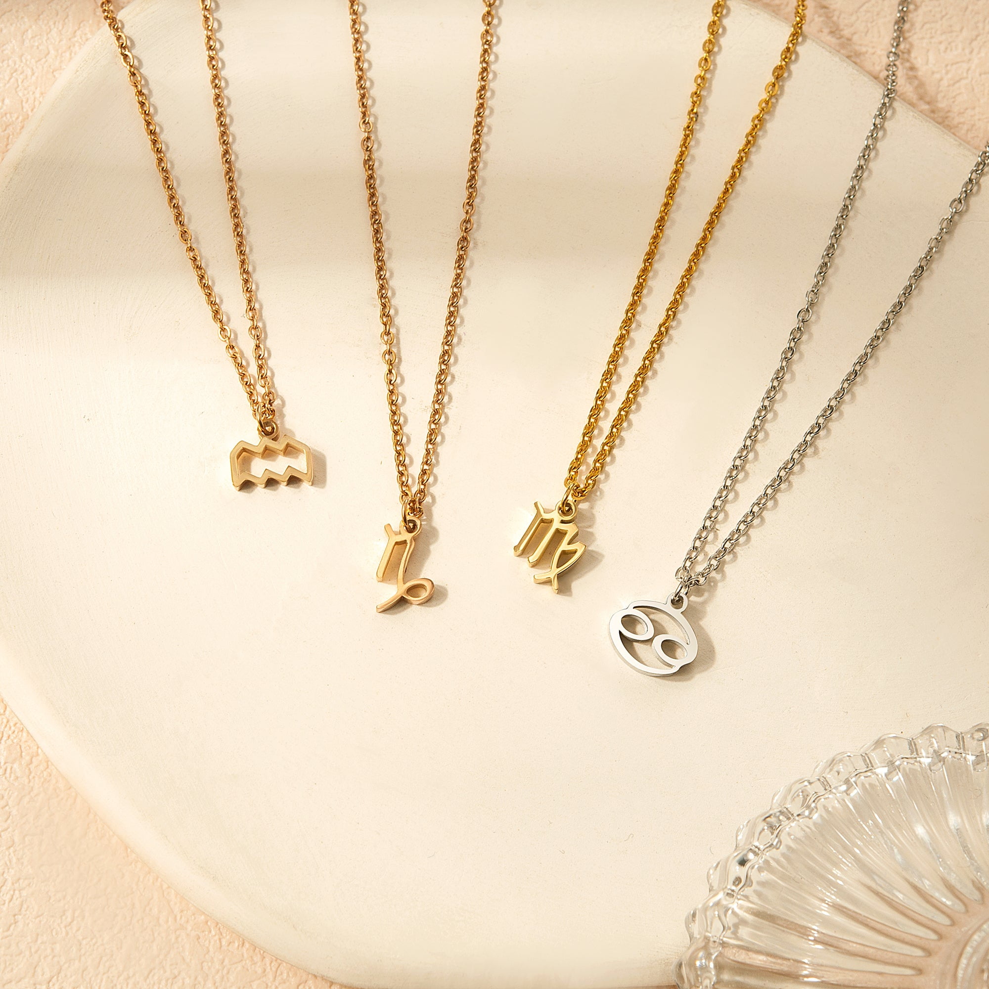 Anavia Zodiac Necklace, Constellation Pendant Necklace, Astrology Birthday Gift Zodiac Pendant, Best Birthday Gifts for Friend