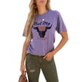 thumbnail image 1 of Anbech 80s RODEO T-Shirt for Women Vintage Not My First RODEO Graphic Western Cowboy Short Sleeve Tee Tops with Crew Neck, 1 of 3