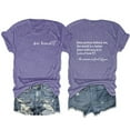 thumbnail image 1 of Anbech Be Kind Shirt Women's Front and Back Printing Kindness Shirt Graphic Casual Inspirational Tee Tops, 1 of 3