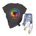 thumbnail image 1 of Anbech Be Kind Shirts In a World Where You Can Be Anything Kindness Shirt Women Casual Teacher Inspirational Tee Top, 1 of 3
